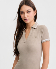 Женское облегающее платье-мини GUESS 1161676750 (Бежевый M/L)