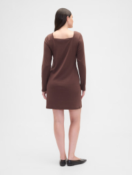 Женское трикотажное платье GAP 1161694266 (Коричневый XXL)
