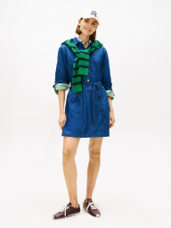 Джинсовое мини-платье Tommy Hilfiger с карманами 1162238837 (Синий L)