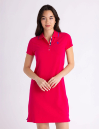 Женское платье-поло U.S. Polo Assn 1162817664 (Розовый XS)