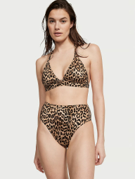 Плавки бікіні Victoria's Secret висока посадка 1159844047 (Леопардовий S)