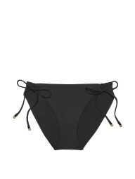 Женские плавки бикини Victoria's Secret с завязками 1161570327 (Черный M)