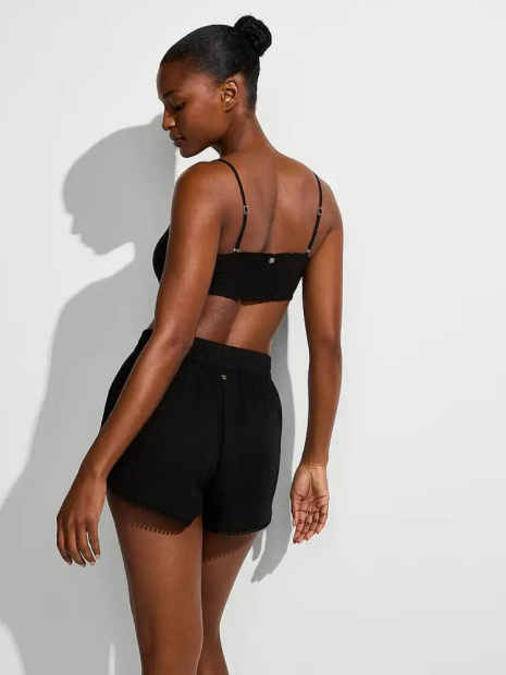 Пляжный топ-бандо Victoria's Secret с завязкой 1159847117 (Черный M)