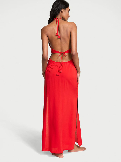 Пляжное макси-платье Victoria's Secret 1159852302 (Красный XL)