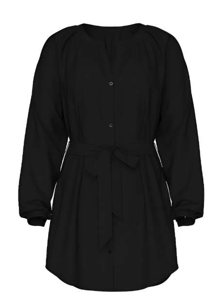 Короткое платье Victoria's Secret на пуговицах 1159857624 (Черный XL)