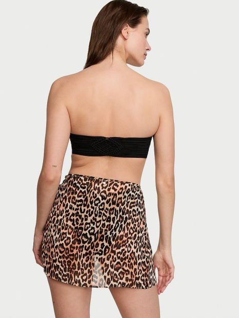 Пляжна накидка-саронг міні Victoria's Secret 1159860349 (Леопардовий S)
