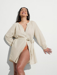 Короткое платье Victoria's Secret на пуговицах 1159857421 (Бежевый XS)