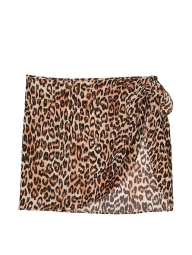 Пляжная накидка-саронг мини Victoria's Secret 1159860349 (Леопардовый S)