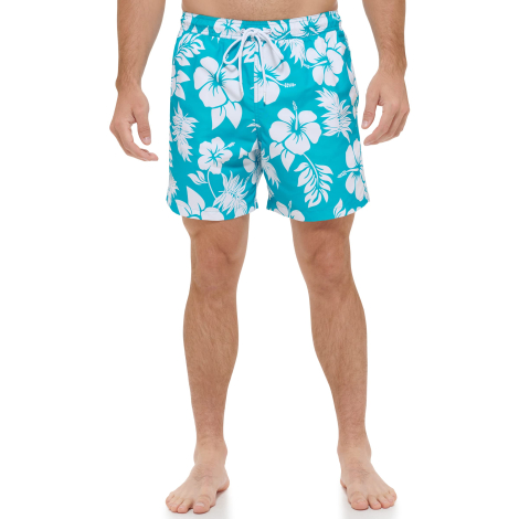 Шорты мужские для плавания Calvin Klein с UPF 40+ 1159841423 (Голубой XXL)