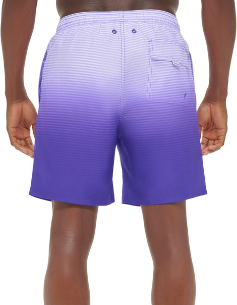 Шорты мужские для плавания Calvin Klein с UPF 40+ 1159844679 (Сиреневый L)