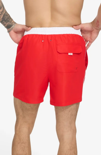 Мужские пляжные шорты DKNY с защитой от солнца UPF 40+ 1159845352 (Красный M)