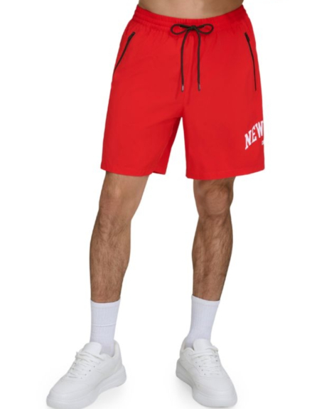 Мужские пляжные шорты DKNY с защитой от солнца UPF 40+ 1159849081 (Красный XXL)