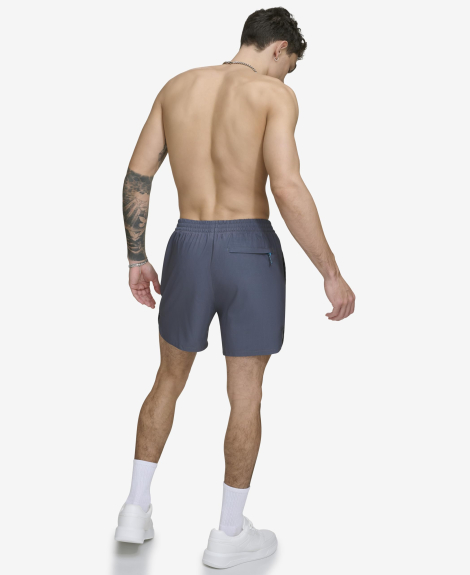 Чоловічі пляжні шорти Volley DKNY із захистом від сонця UPF 40+ 1159849443 (Сірий XL)