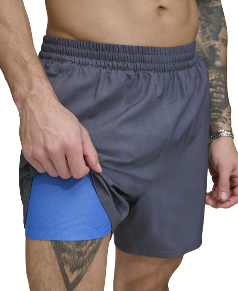 Чоловічі пляжні шорти Volley DKNY із захистом від сонця UPF 40+ 1159849443 (Сірий XL)