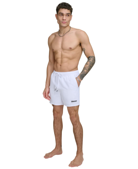 Мужские пляжные шорты DKNY с защитой от солнца UPF 40+ 1159850476 (Белый XXL)