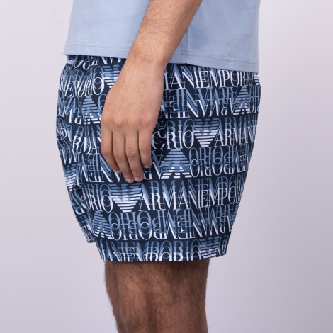 Мужские шорты для плавания Armani Exchange 1159850876 (Синий S)