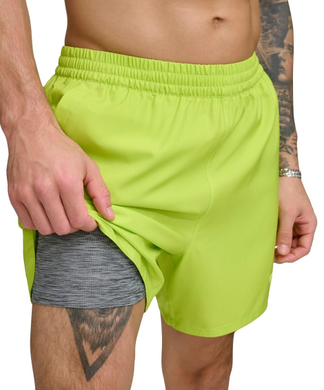 Чоловічі пляжні шорти Volley DKNY із захистом від сонця UPF 40+ 1159851117 (Салатовий XXL)