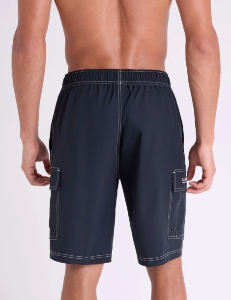 Шорты мужские для плавания U.S. Polo Assn карго с защитой UPF 50 1162831871 (Черный XXL)