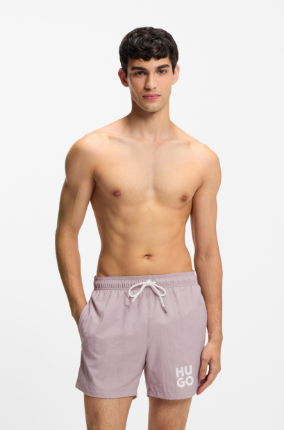 Мужские шорты для плавания HUGO by Hugo Boss 1163273956 (Сиреневый XL)