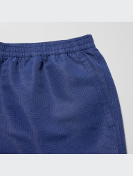 Мужские шорты для плавания UNIQLO на завязках 1159793230 (Синий, S)