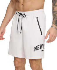 Мужские пляжные шорты Volley DKNY с защитой от солнца UPF 40+ Protection быстросохнущие 1159841086 (Белый XL)