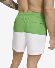 Мужские пляжные шорты Volley DKNY с защитой от солнца UPF 40+ Protection быстросохнущие 1159841119 (Белый/Зеленый XL)