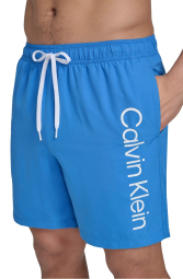 Шорты мужские для плавания Calvin Klein с UPF 40+ 1159845236 (Синий L)