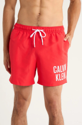 Шорты мужские для плавания Calvin Klein с UPF +40 1159845237 (Красный M)