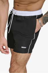 Мужские пляжные шорты DKNY с защитой от солнца UPF 40+ 1159845353 (Черный XL)