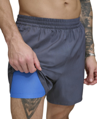 Чоловічі пляжні шорти Volley DKNY із захистом від сонця UPF 40+ 1159849443 (Сірий XL)