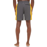 Шорты мужские для плавания Calvin Klein с UPF 40+ 1159849472 (Серый/Желтый S)