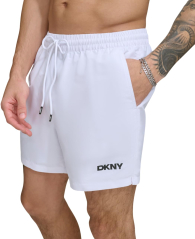 Мужские пляжные шорты DKNY с защитой от солнца UPF 40+ 1159850476 (Белый XXL)