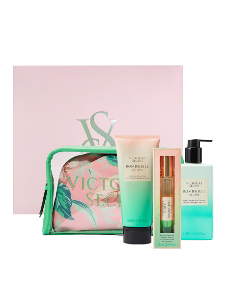 Подарочный набор Bombshell Escape от Victoria’s Secret с косметичкой 1159848156 (Зеленый One size)