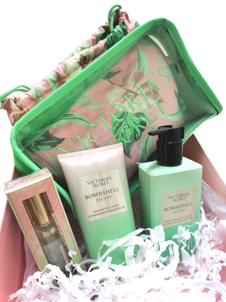 Подарочный набор Bombshell Escape от Victoria’s Secret с косметичкой 1159848156 (Зеленый One size)