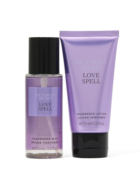 Подарочный набор Love Spell Victoria’s Secret мист и лосьон в мини-формате 1159852922 (Сиреневый 75 ml/75 ml)