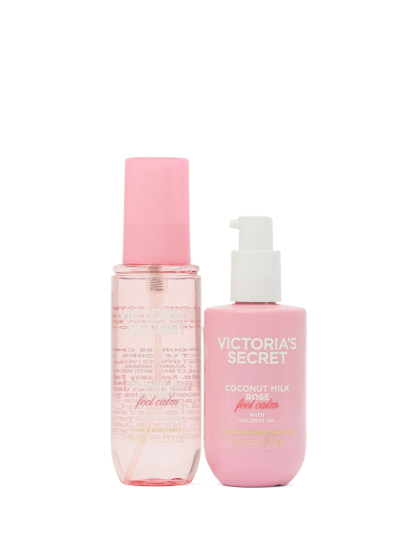 Подарочный набор Coconut Milk Rose Victoria’s Secret мист и лосьон 1159853335 (Розовый 88 ml/88 ml)