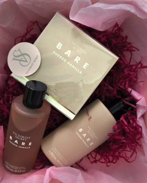 Подарочный набор Bare Sueded Vanilla от Victoria’s Secret 1159855967 (Бежевый One size)