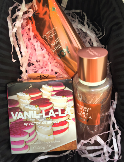 Подарочный набор Victoria’s Secret с косметичкой 1159856982 (Черный/Оранжевый One size)