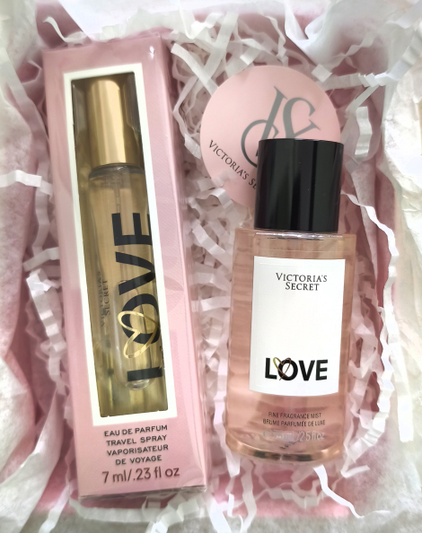 Подарочный набор Love от Victoria’s Secret для путешествий 1159857144 (Розовый One size)