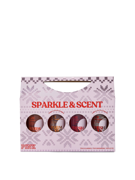 Подарочный набор мистов Victoria’s Secret Pink Sparkle & Scent 2 аромата 1162647169 (Розовый One Size)