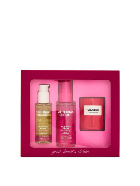Подарочный набор Wild Rose Amber Victoria’s Secret 1162863429 (Розовый One size)