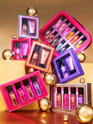 Подарочный набор Velvet Petals Victoria’s Secret мист и лосьон в мини-формате 1159852925 (Розовый 75 ml/75 ml)