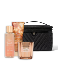 Подарочный набор Victoria’s Secret с косметичкой 1159856973 (Черный/Коричневый One size)