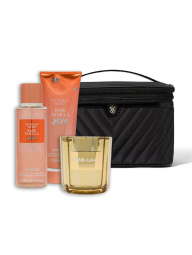 Подарочный набор Victoria’s Secret с косметичкой 1159856982 (Черный/Оранжевый One size)