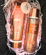 Подарочный набор Victoria’s Secret с косметичкой 1159856982 (Черный/Оранжевый One size)