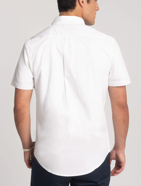 Чоловічі тенниски US Polo Assn сорочка з коротким рукавом 1159824362 (Білий M)