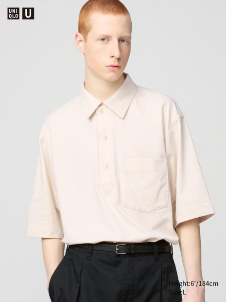 Футболка-поло UNIQLO 1159839921 (Молочний XL)