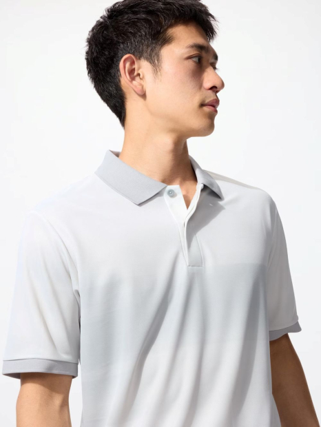 Футболка-поло UNIQLO с технологией DRY-EX 1159843980 (Серый XXL)