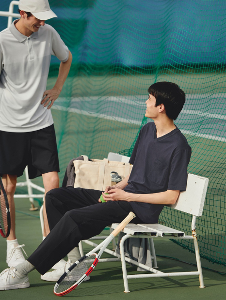 Футболка-поло UNIQLO з технологією DRY-EX 1159843980 (Сірий XXL)