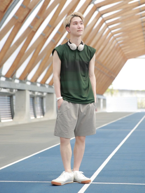 Футболка-поло UNIQLO с технологией DRY-EX 1159843992 (Зеленый XS)